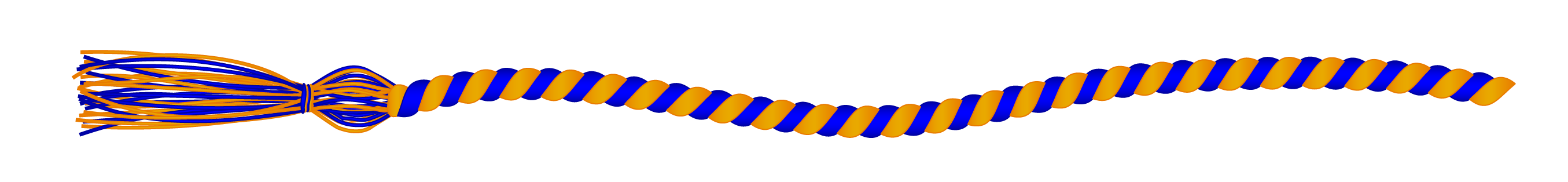 Blue and Orange cord